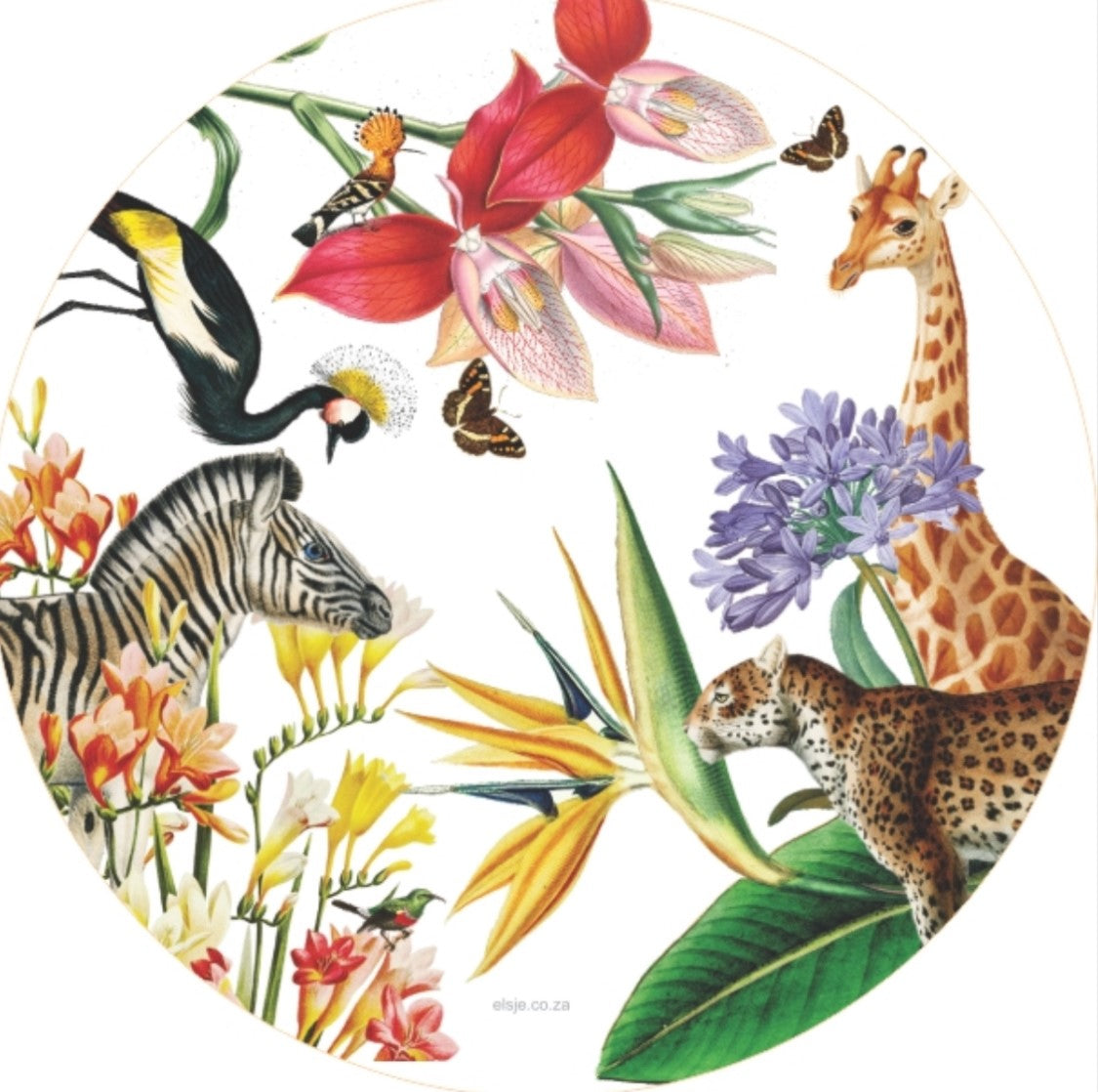 Mousepad - Safari (Round)