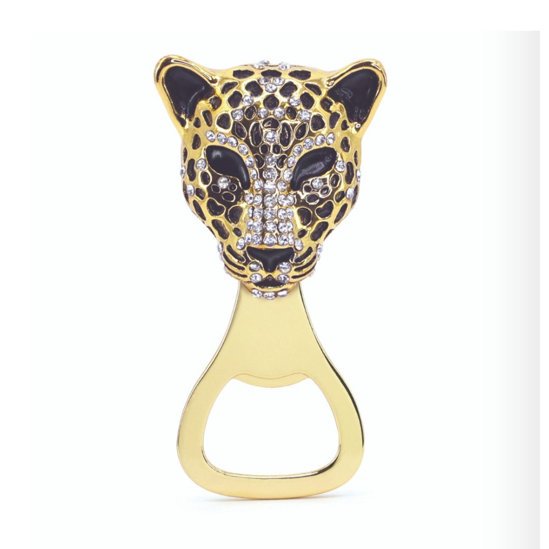Irish - Tipperary Crystal Bottle Opener - Leopard (SA delivery only)