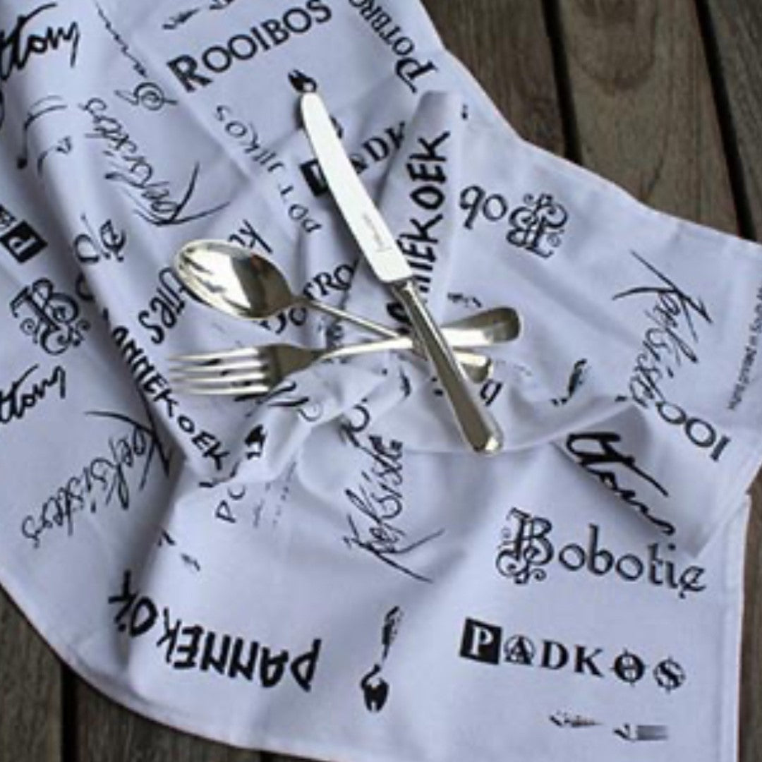 Tea Towel - Food in Print