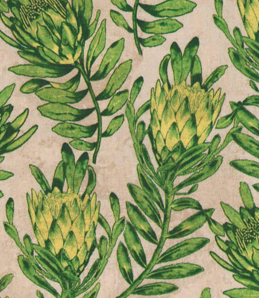 Tablecloth - Green Protea (6-seater)
