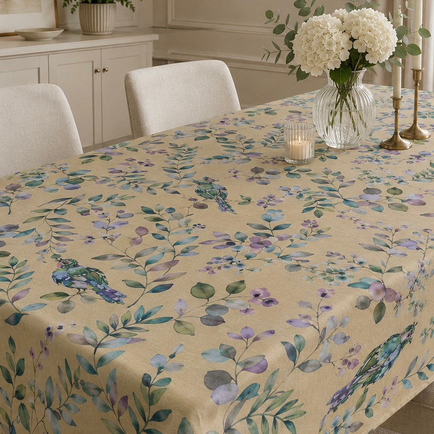 Tablecloth - Butter Bird (6-seater)