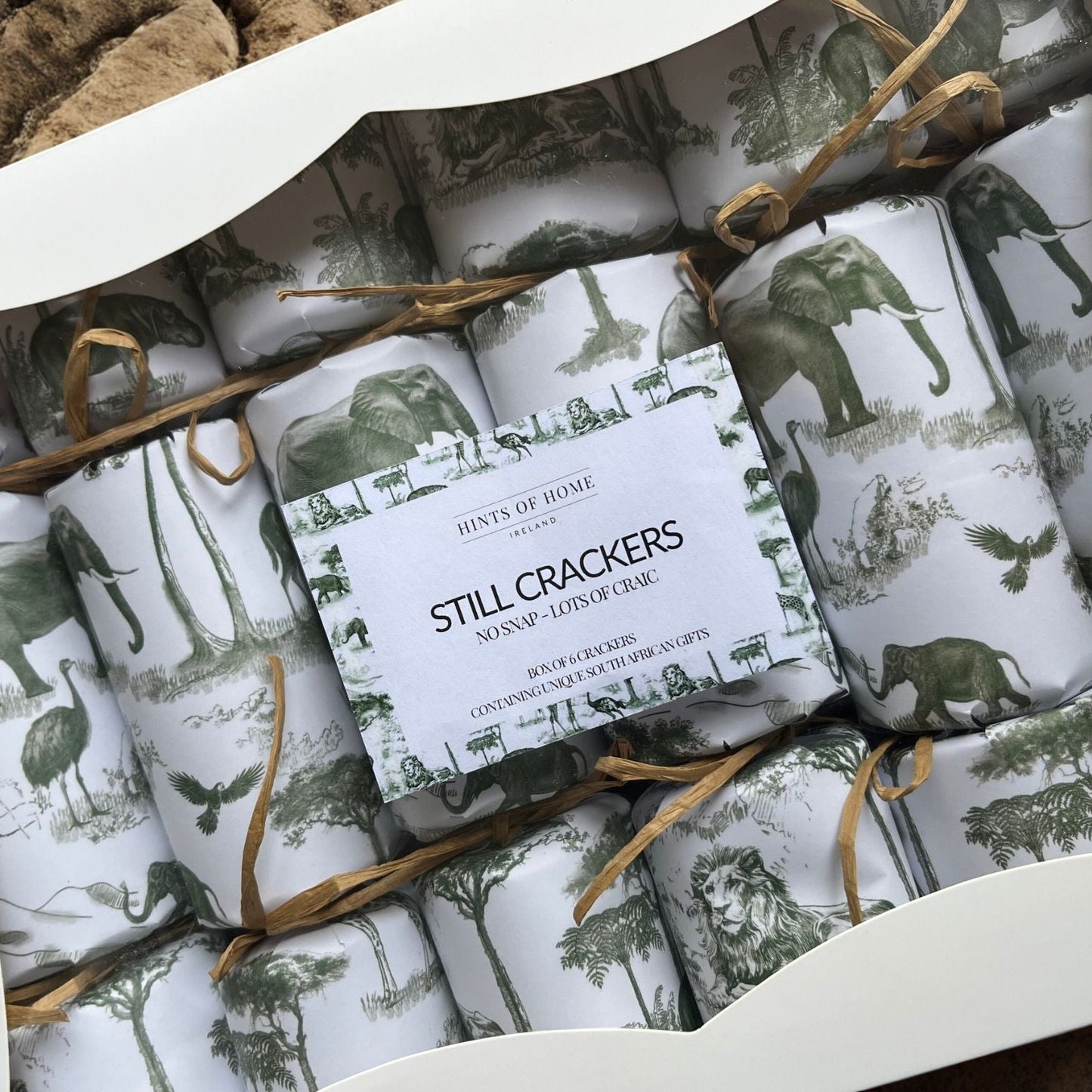 No Snap South African Crackers - Green & White