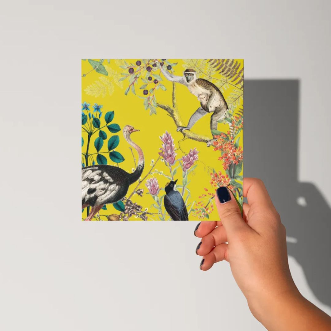 Greeting Card - Yellow