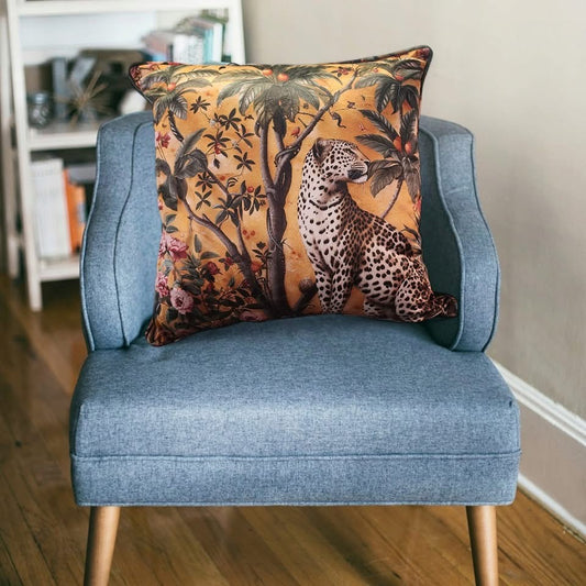 Scatter Cushion Cover - Premium Velvet - Leopard  (excl. inner)