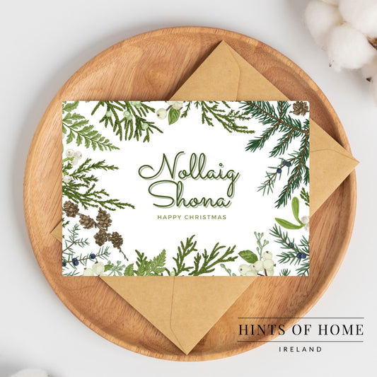 Irish Christmas Card/Nollaig Shona (SA delivery only)