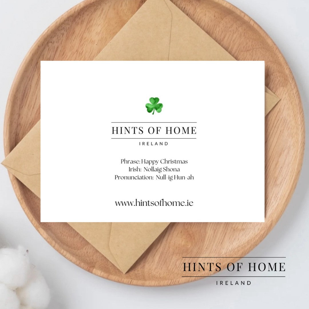 Irish Christmas Card/Nollaig Shona (SA delivery only)