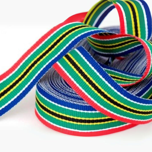SA Flag Ribbon - per meter