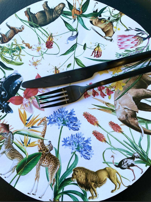Placemats - Vinyl - Safari (Set of 4)