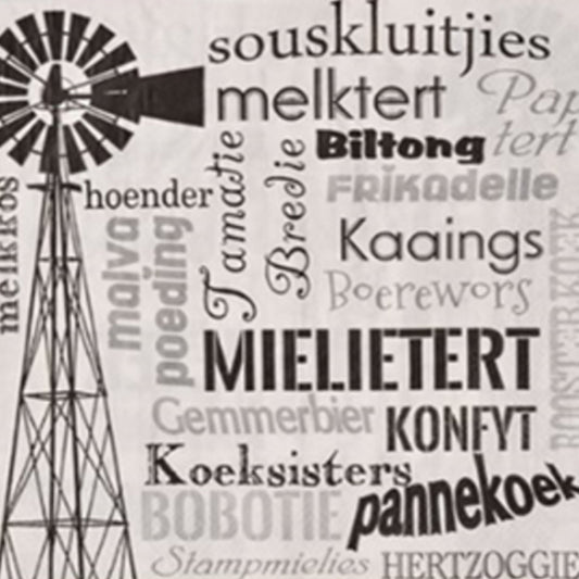 Serviettes - SA words