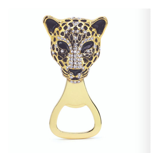 Irish - Tipperary Crystal Bottle Opener - Leopard (SA delivery only)