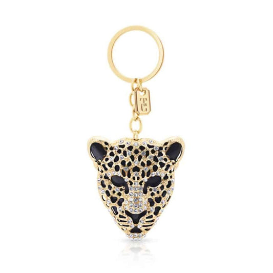 Irish - Tipperary Crystal Keyring - Leopard (SA delivery only)